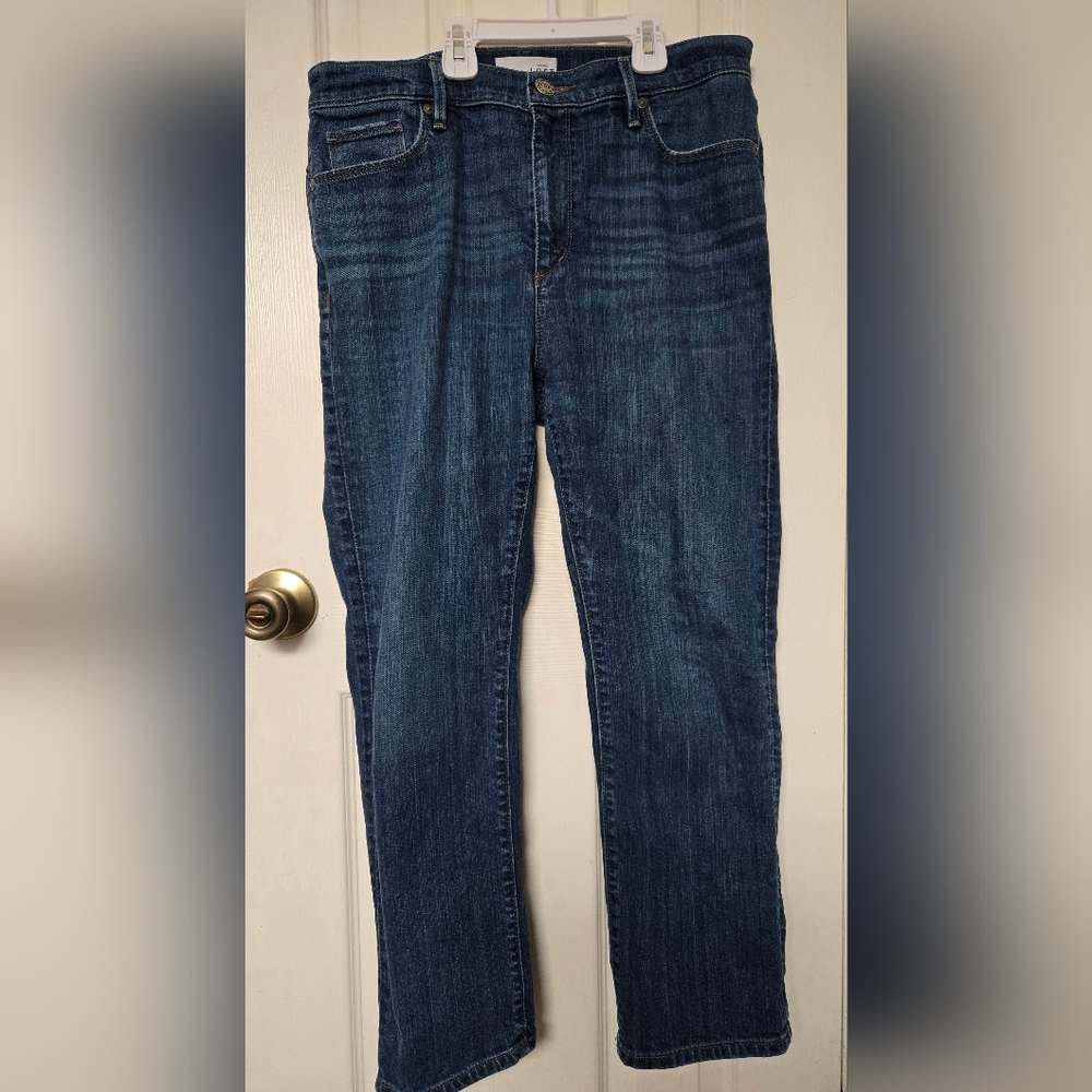 Ann Taylor LOFT High Waisted Straight Crop